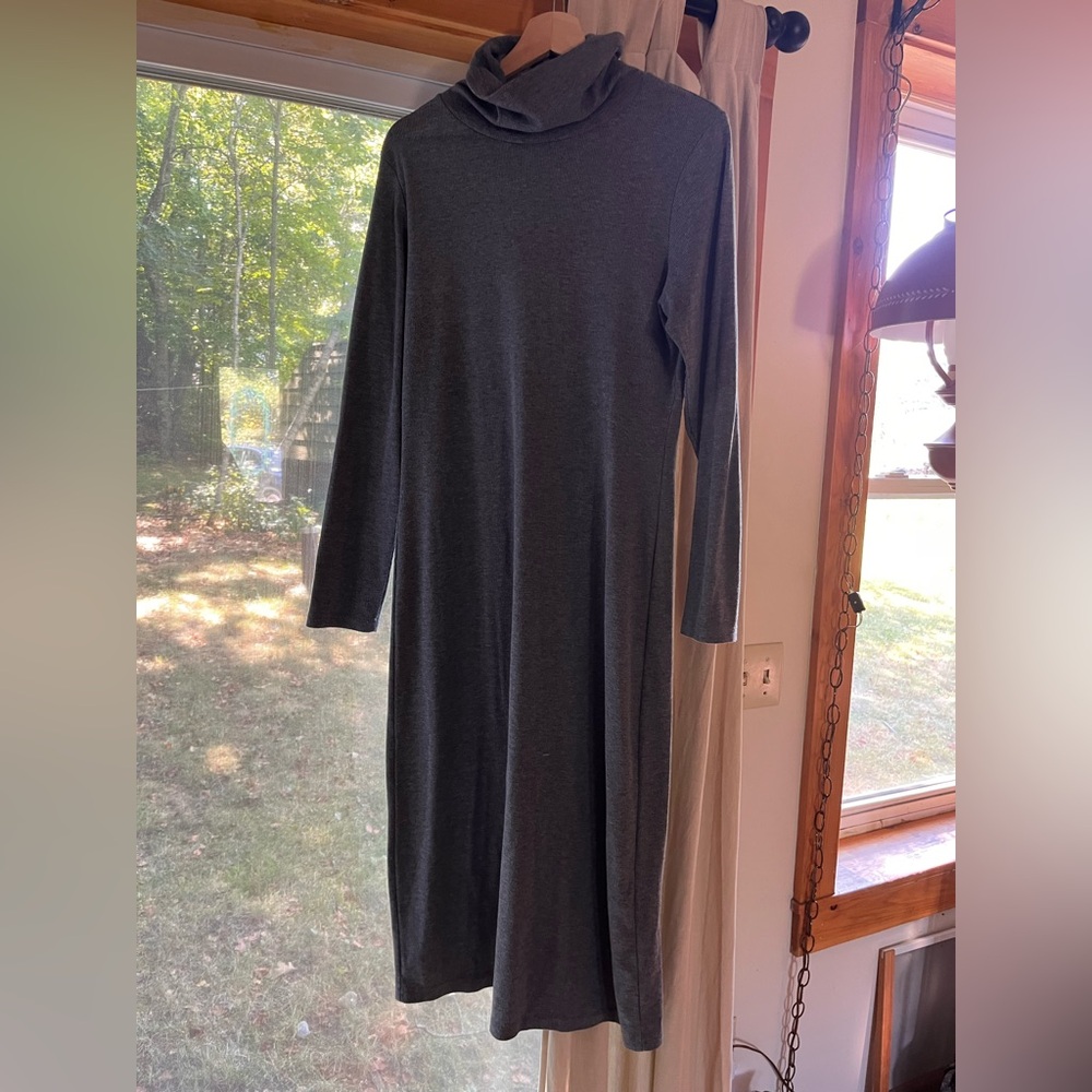 Ribbed cotton maxi dress